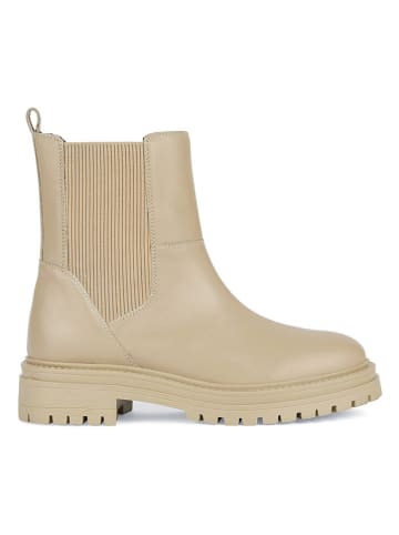 Geox Leder-Chelsea-Boots "Iridea" in Beige
