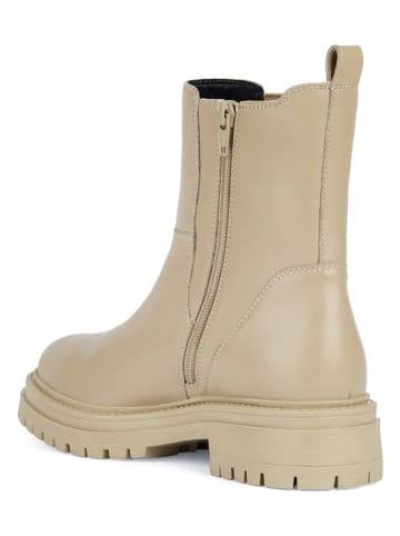 Geox Leren chelseaboots "Iridea" beige