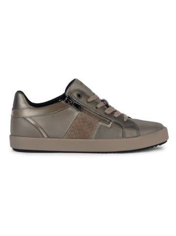 Geox Leder-Sneakers "Blomiee" in Taupe