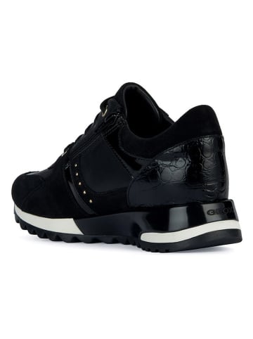 Geox Leren sneakers "Tabelya" zwart