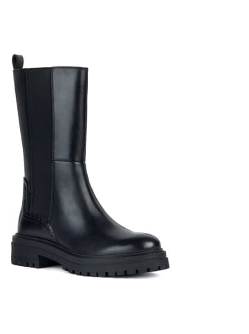 Geox Leder-Stiefel "Iridea" in Schwarz
