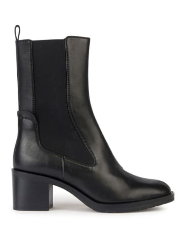 Geox Leder-Stiefeletten "Giulila" in Schwarz