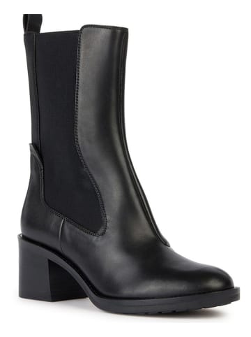 Geox Leder-Stiefeletten "Giulila" in Schwarz