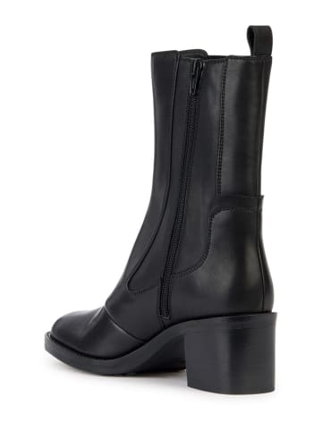 Geox Leder-Stiefeletten "Giulila" in Schwarz