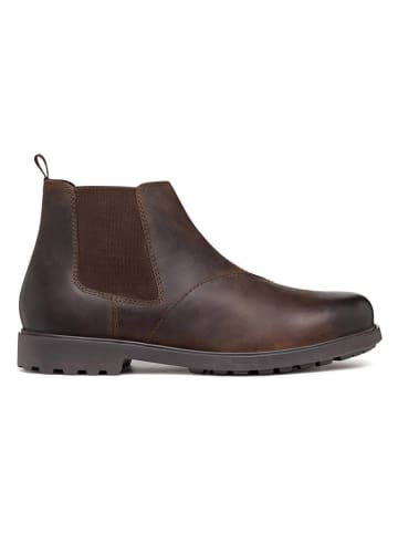 Geox Leder-Chelsea-Boots "Rhadalf" in Hellbraun