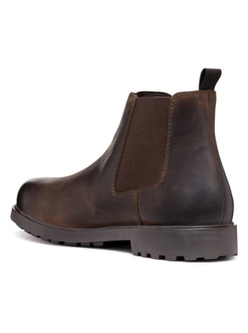 Geox Leder-Chelsea-Boots "Rhadalf" in Hellbraun
