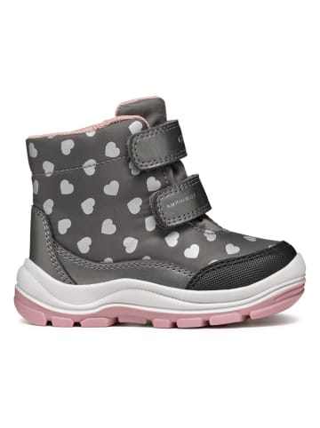 Geox Boots "Flanfil" grijs/lichtroze