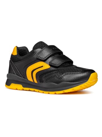 Geox Sneakers "Pavel" in Schwarz/ Orange
