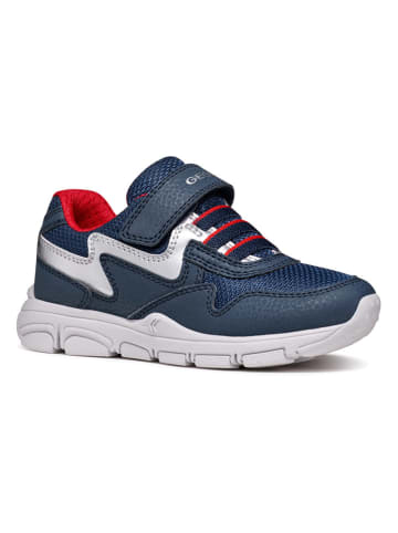 Geox Sneakers "New Torque" in Dunkelblau/ Silber