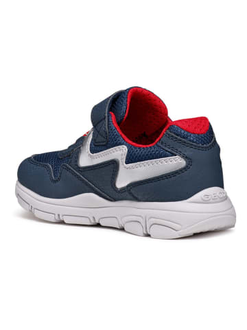 Geox Sneakers "New Torque" in Dunkelblau/ Silber