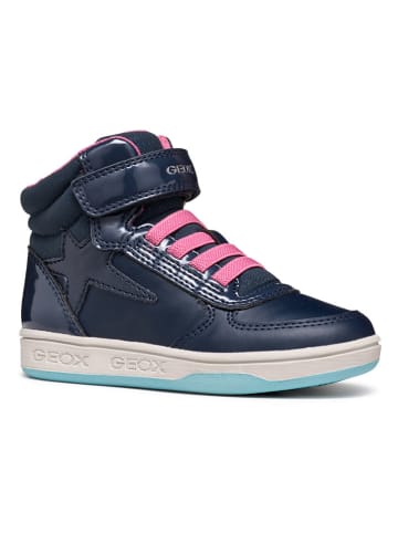 Geox Sneakers "Maltin" in Dunkelblau/ Pink