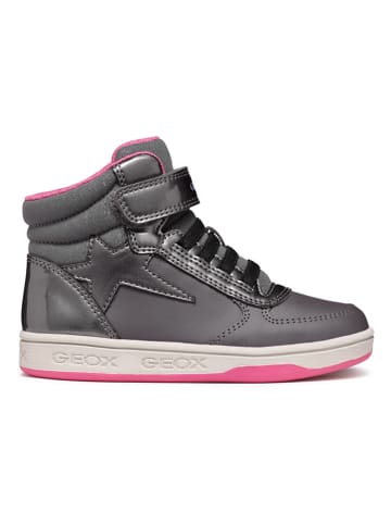 Geox Sneakers "Maltin" in Grau/ Pink