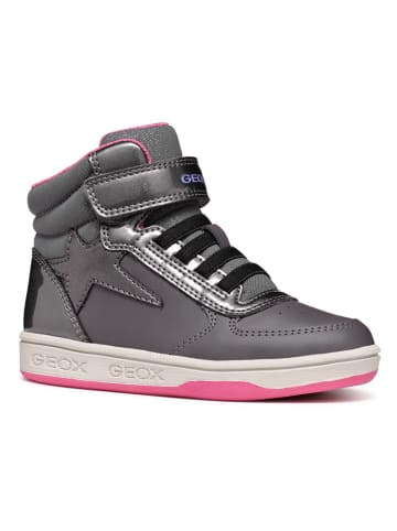 Geox Sneakers "Maltin" in Grau/ Pink