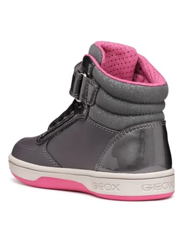 Geox Sneakers "Maltin" in Grau/ Pink
