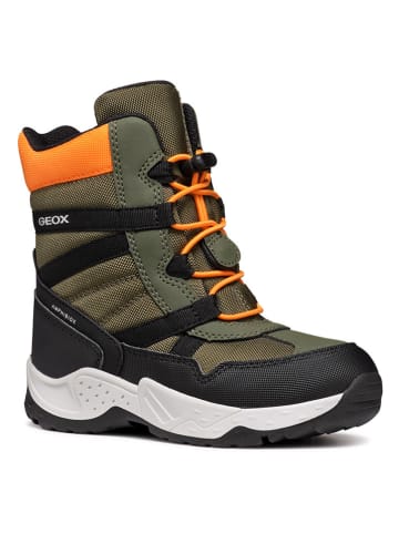 Geox Winterboots "Sentiero" in Khaki/ Orange