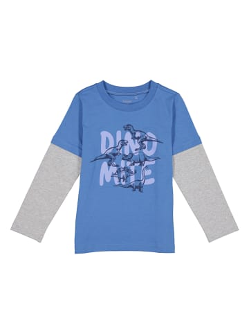 lamino Longsleeve blauw/grijs