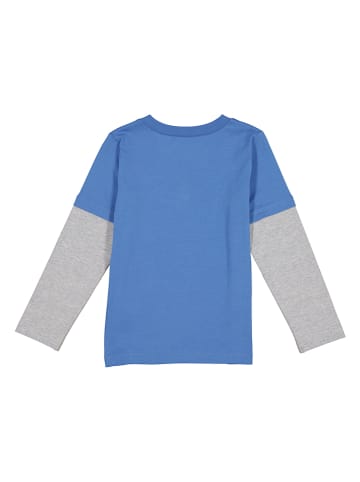 lamino Longsleeve blauw/grijs