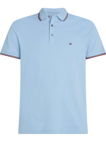 Tommy Hilfiger Koszulka polo w kolorze błękitnym