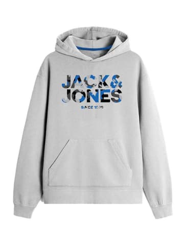 JACK & JONES Junior Hoodie "James" grijs