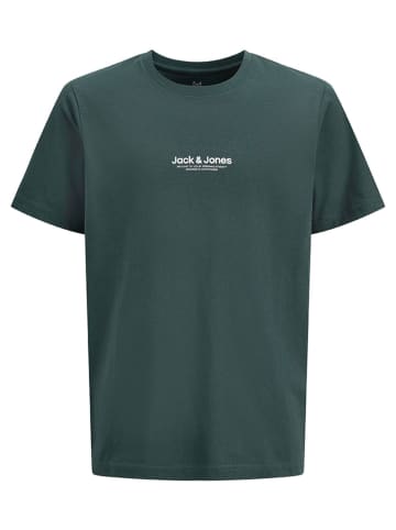 JACK & JONES Junior 2er-Set: Shirts "Versterbro" in Grün/ Creme