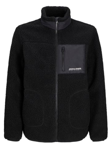JACK & JONES Junior Kurtka pluszowa "Versterbro" w kolorze czarnym