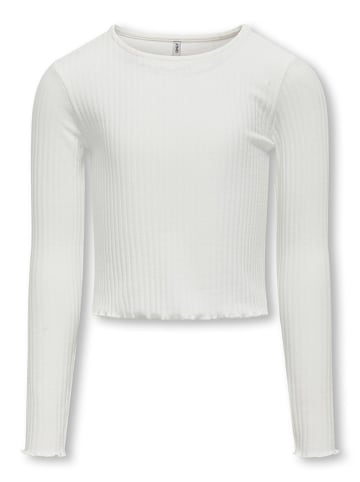 KIDS ONLY Longsleeve in Weiß