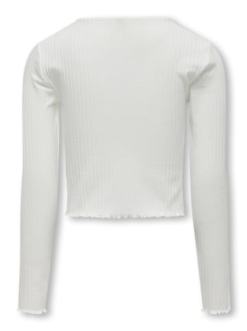 KIDS ONLY Longsleeve in Weiß