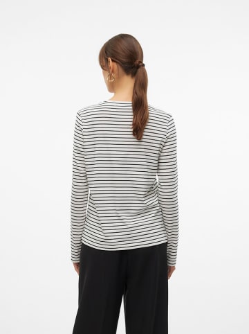 Vero Moda Longsleeve wit/zwart