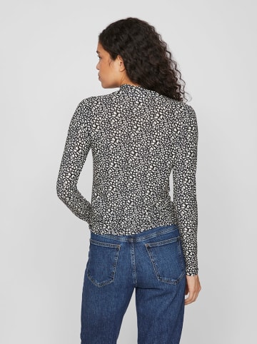 Vila Longsleeve in Schwarz/ Creme