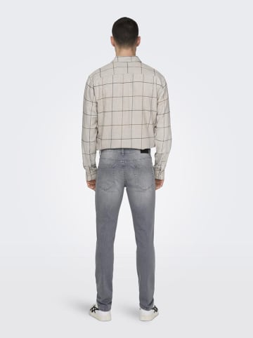 ONLY & SONS Spijkerbroek - slim fit - grijs
