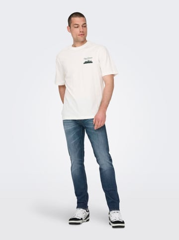 ONLY & SONS Spijkerbroek - slim fit - donkerblauw
