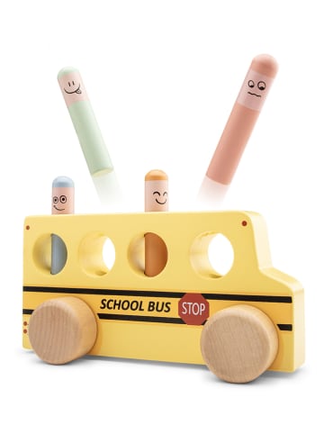 New Classic Toys Steckspiel "Schulbus" - ab 2 Jahren