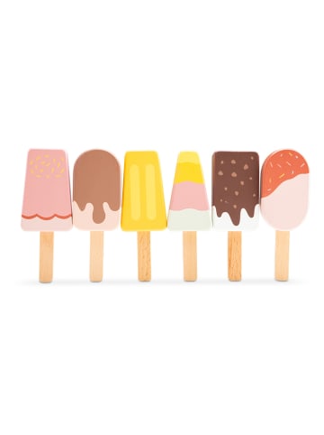 New Classic Toys 6-delige set: ijs op stokje - vanaf 2 jaar