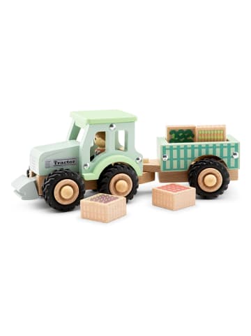 New Classic Toys Tractor met aanhanger "Groenten" - vanaf 18 maanden