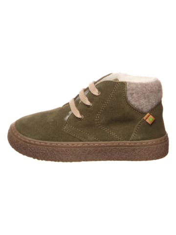 El Naturalista Leder-Boots in Khaki