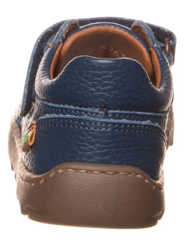 El Naturalista Leren barefootschoenen donkerblauw