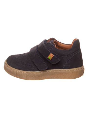 El Naturalista Leren sneakers donkerblauw