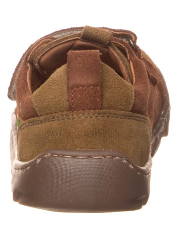 El Naturalista Leder-Barfußschuhe in Hellbraun