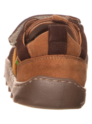 El Naturalista Leder-Barfußschuhe in Hellbraun