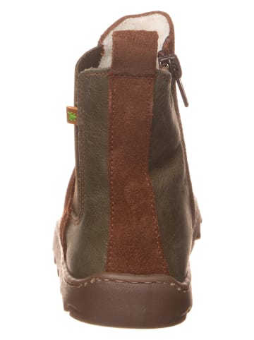 El Naturalista Leder-Barfußschuhe in Hellbraun