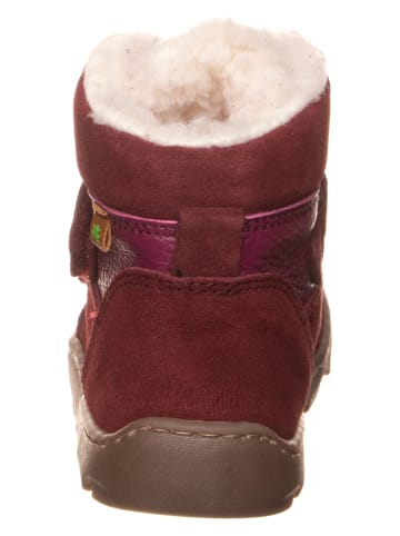 El Naturalista Leder-Barfußschuhe in Rot
