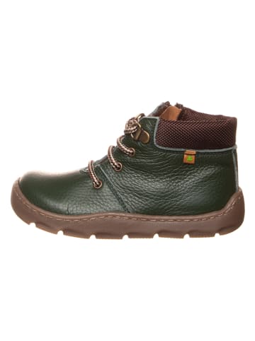 El Naturalista Leren barefootschoenen groen