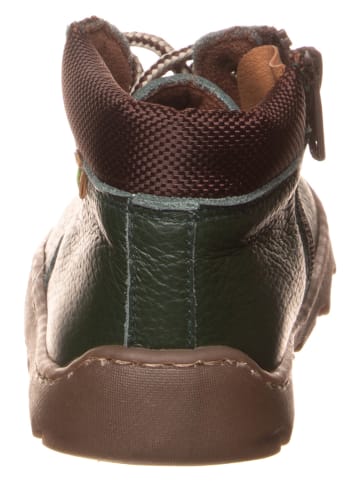 El Naturalista Leder-Barfuß-Boots in Grün