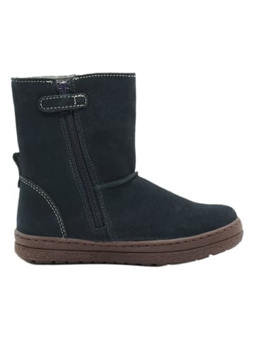 El Naturalista Leder-Winterstiefel in Dunkelblau