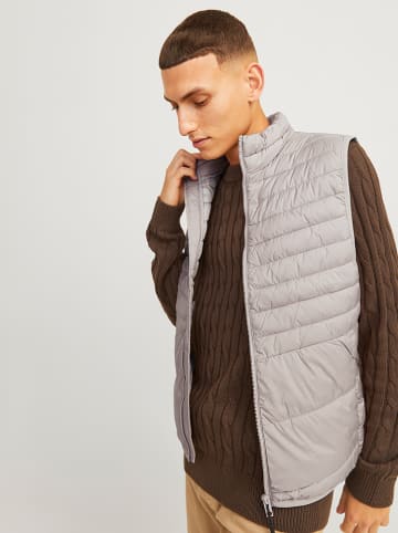 Jack & Jones Doorgestikte bodywarmer "Estate" grijs