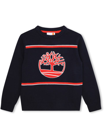 Timberland Sweter w kolorze granatowo-czerwonym