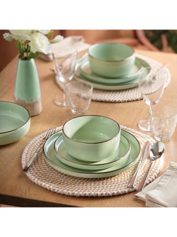 Brandt Talerze obiadowe (4 szt.) w kolorze zielonym - Ø 26 cm