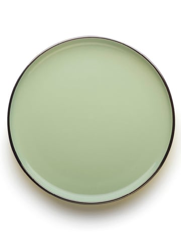 Brandt 4er-Set: Speiseteller in Grün - Ø 26 cm