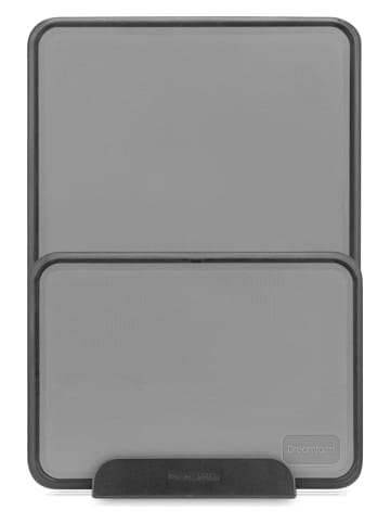 Dreamfarm 2er-Set: Schneidebretter "Dreamfarm " in Grau - (L)35 x (B)24,5 x (H)1,5 cm