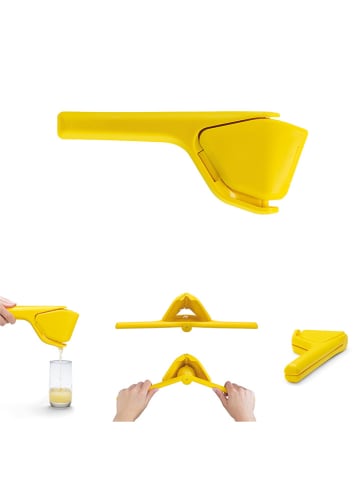 Dreamfarm Zitruspresse ''Fluicer'' in Gelb - (B)8,7 x (H)3 x (T)23 cm